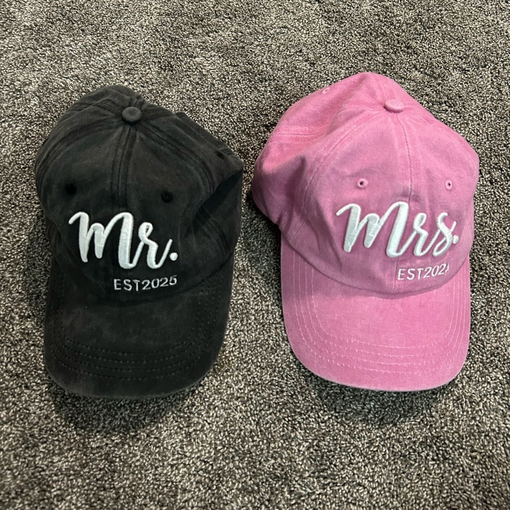 Mr. and Mrs. EST2025 Caps